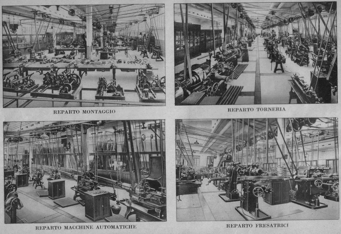 Die Produktionsabteilungen